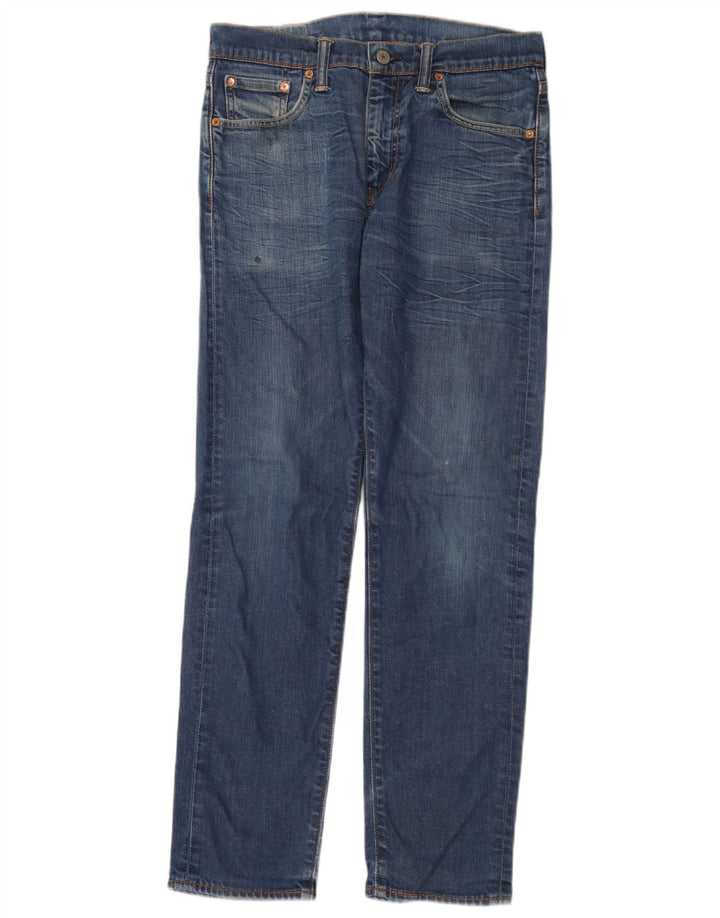 Męskie dżinsy Levi's 508 Straight W30 L30 Niebieskie bawełniane