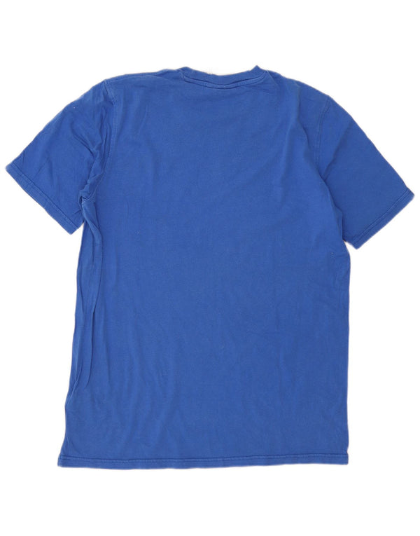 Męska koszulka graficzna Adidas Top Medium Blue Cotton