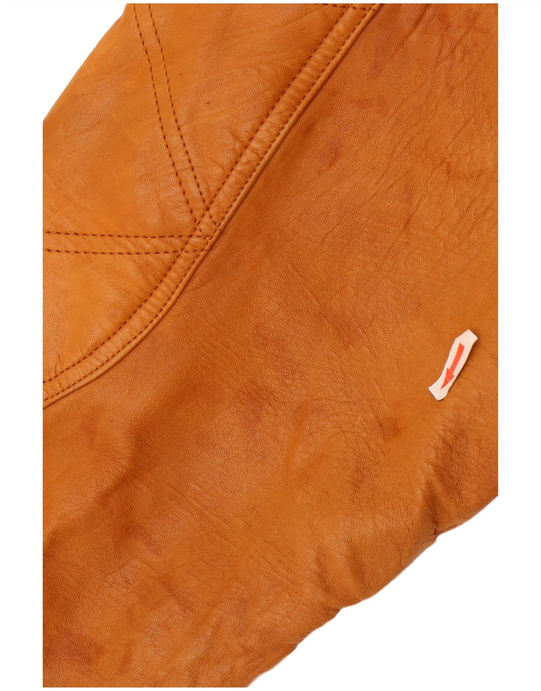 Vintage męska skórzana kurtka UK 40 duża brązowa