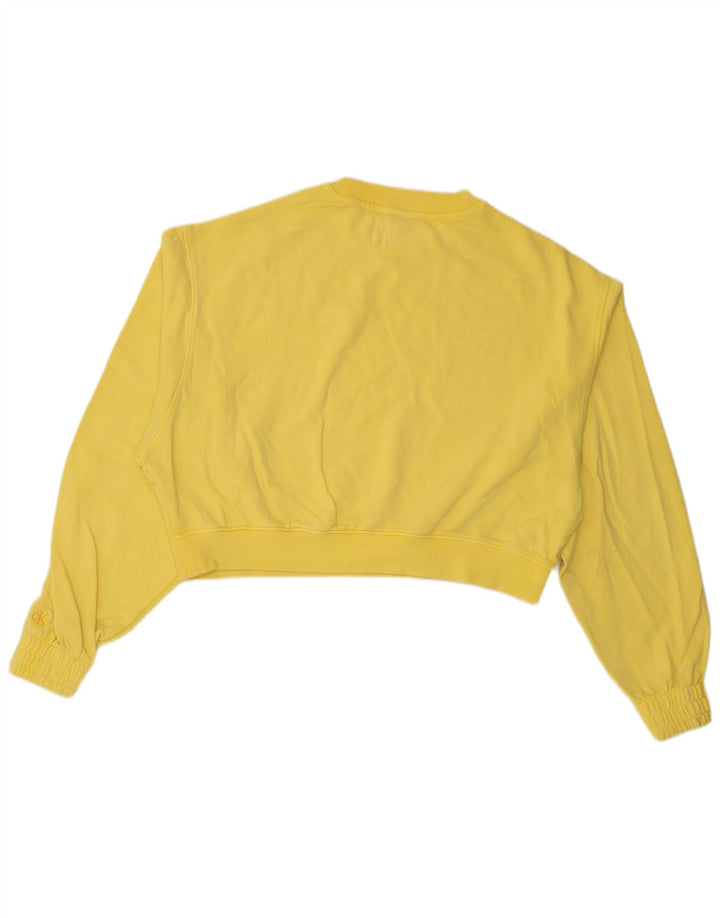 Damska bluza oversize Calvin Klein Jeans UK 16, duża, żółta