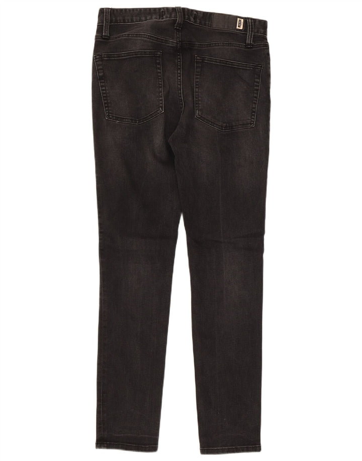 Męskie jeansy rurkowe Superdry W30 L29, czarne, bawełniane