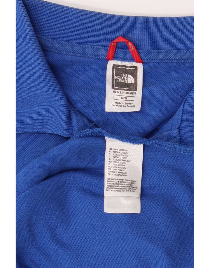 Męska koszulka polo The North Face, bawełniana, w kolorze średnioniebieskim