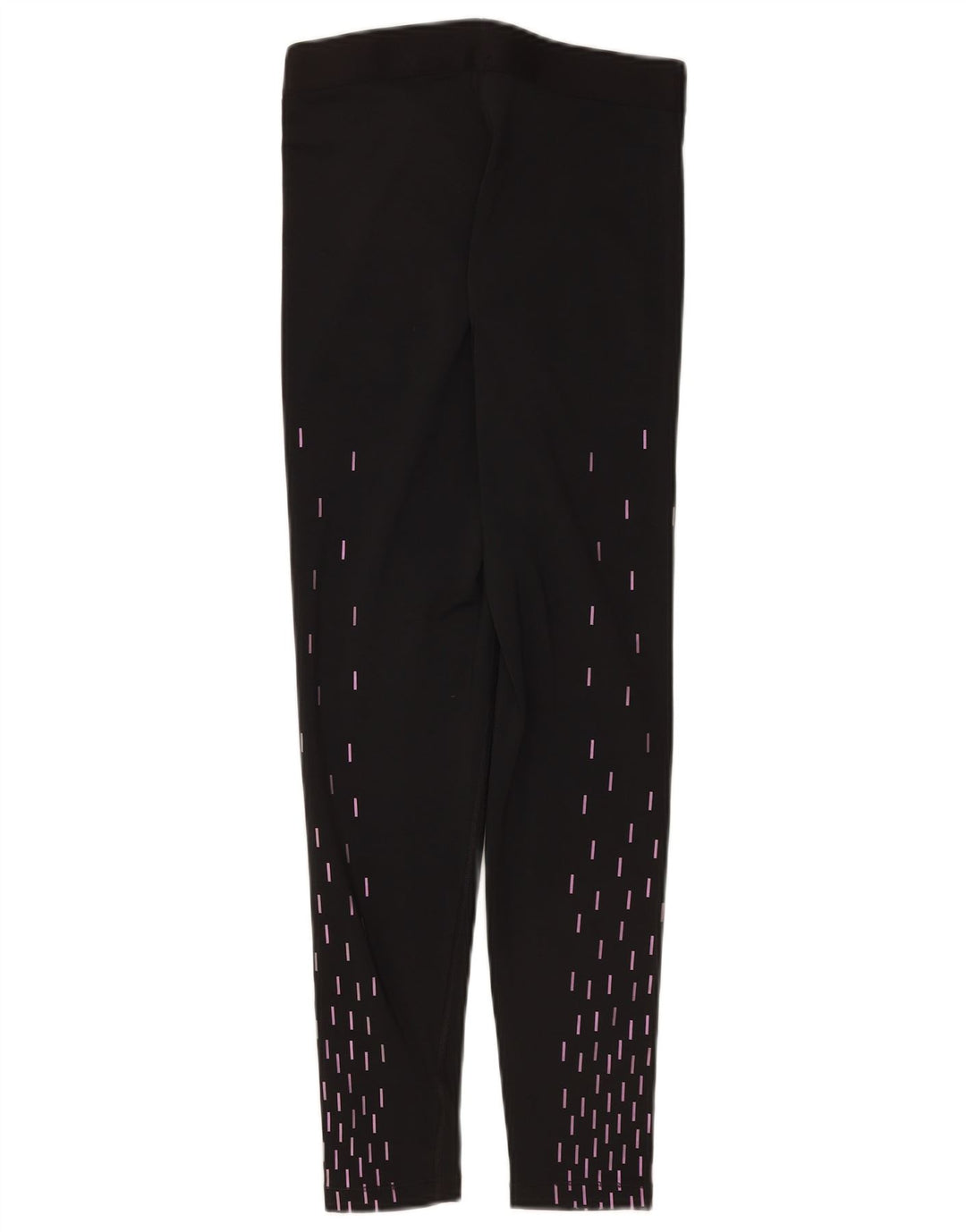 Damskie legginsy Nike Dri Fit Graphic UK 12, średnie czarne geometryczne