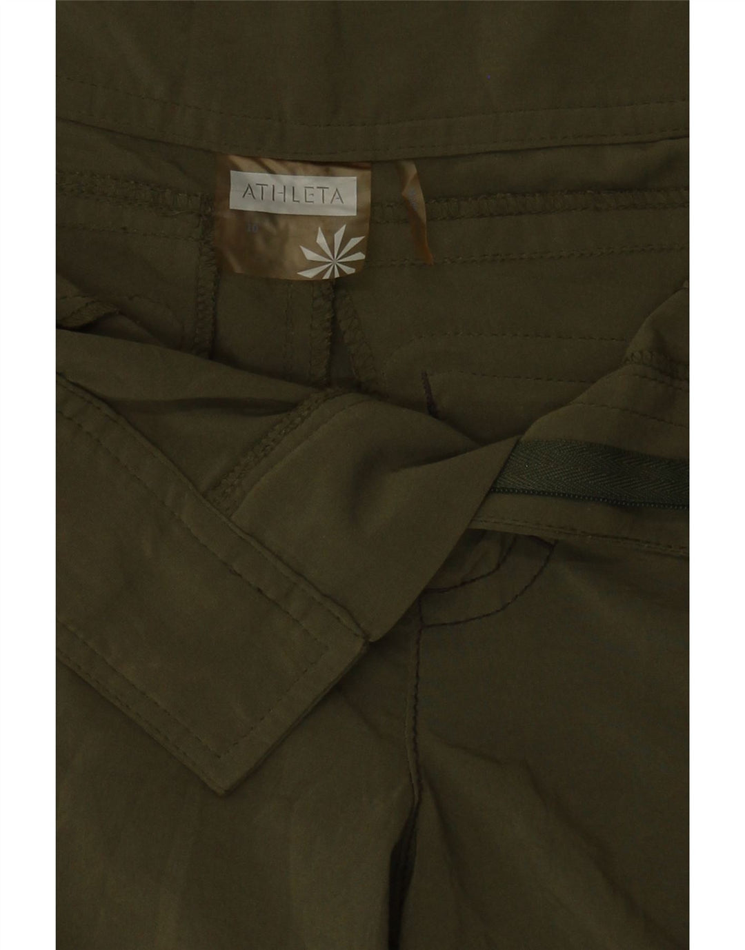 ATHLETA Womens Bermuda Shorts W34 Large Green Vintage Athleta and Second-Hand Athleta from Messina Hembry 