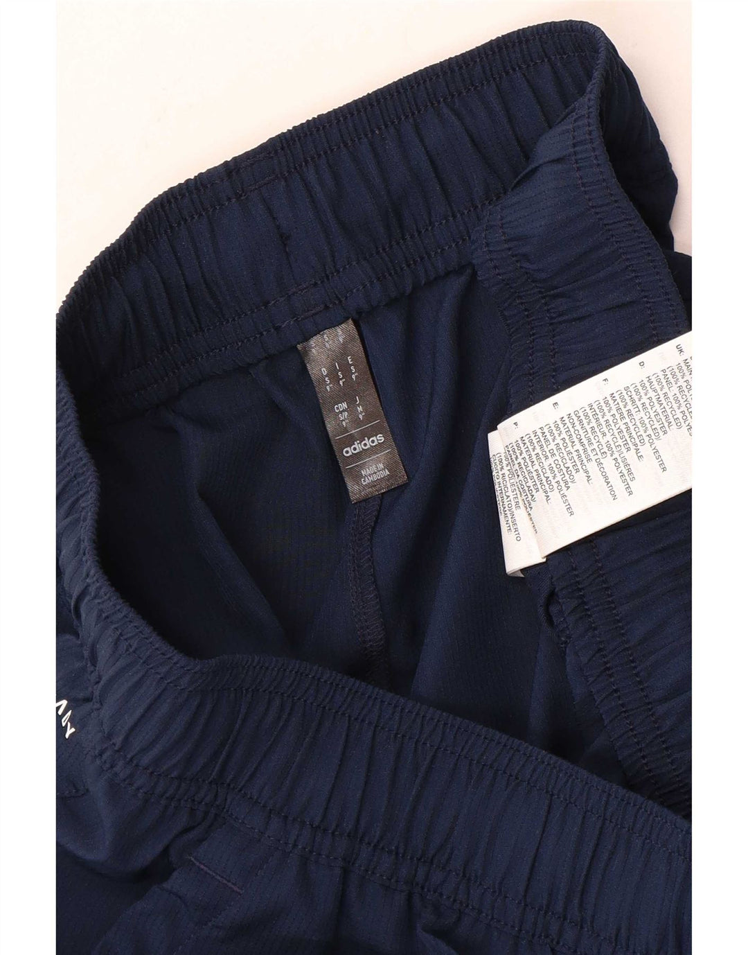 Męskie spodenki sportowe Adidas Aeroready, małe, granatowe, z poliestru