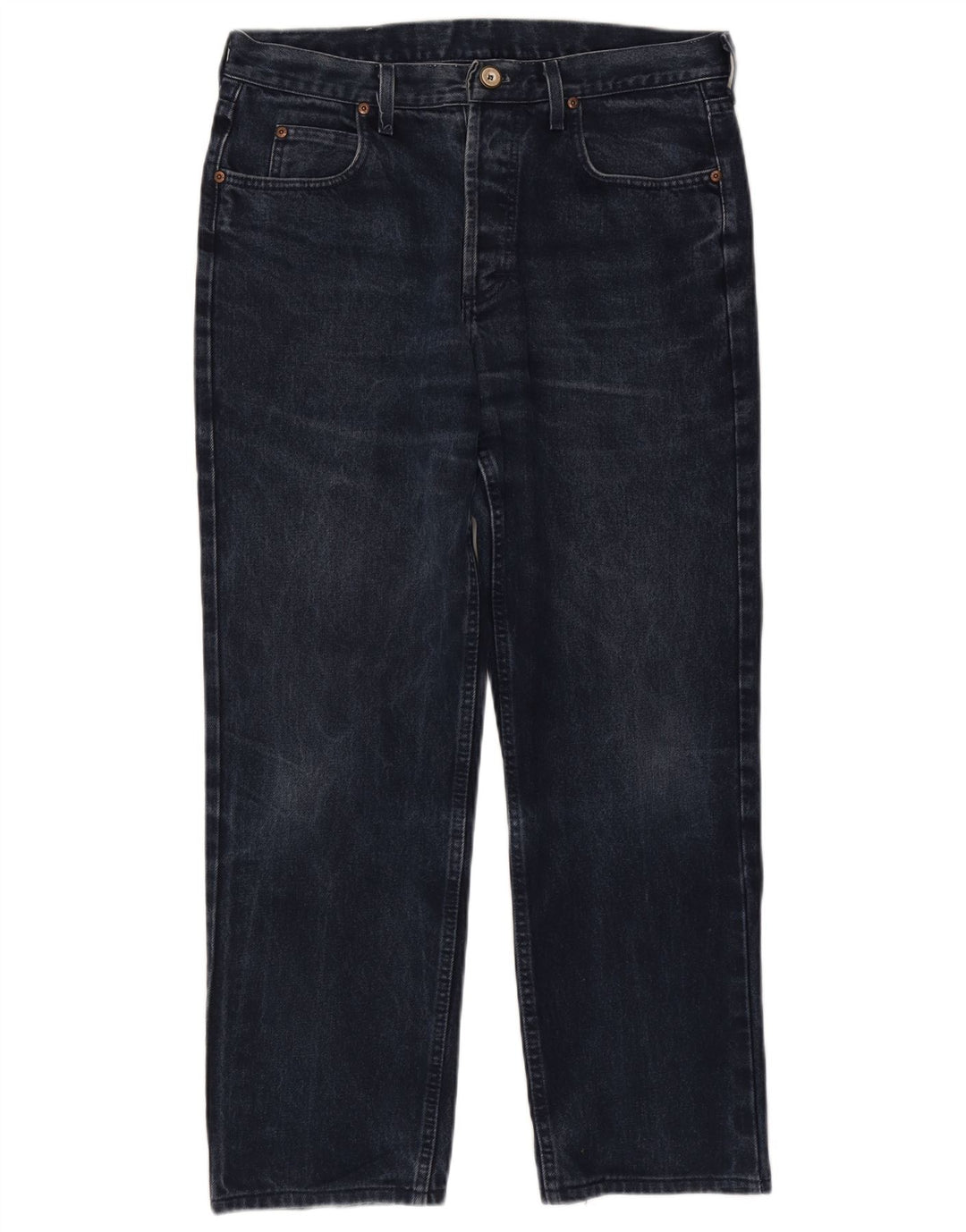 Męskie jeansy Lee Chicago Straight W34 L28 Granatowe, bawełniane