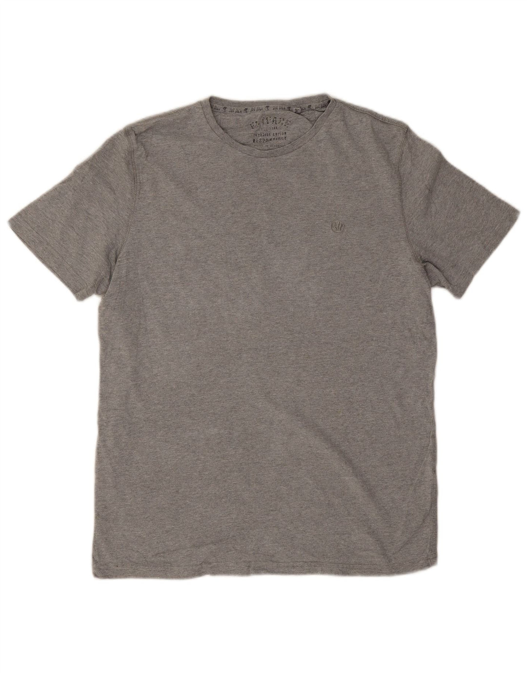T-shirt męski Fat Face, średnioszary, bawełniany