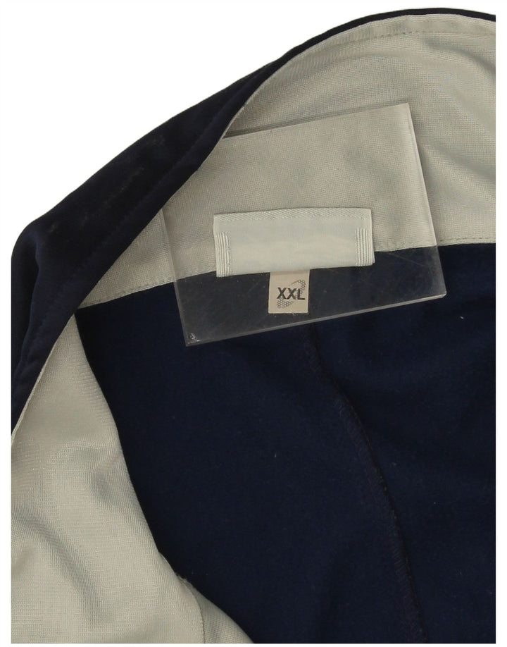 Męska kurtka dresowa Asics 2XL Szary poliester z blokami kolorów