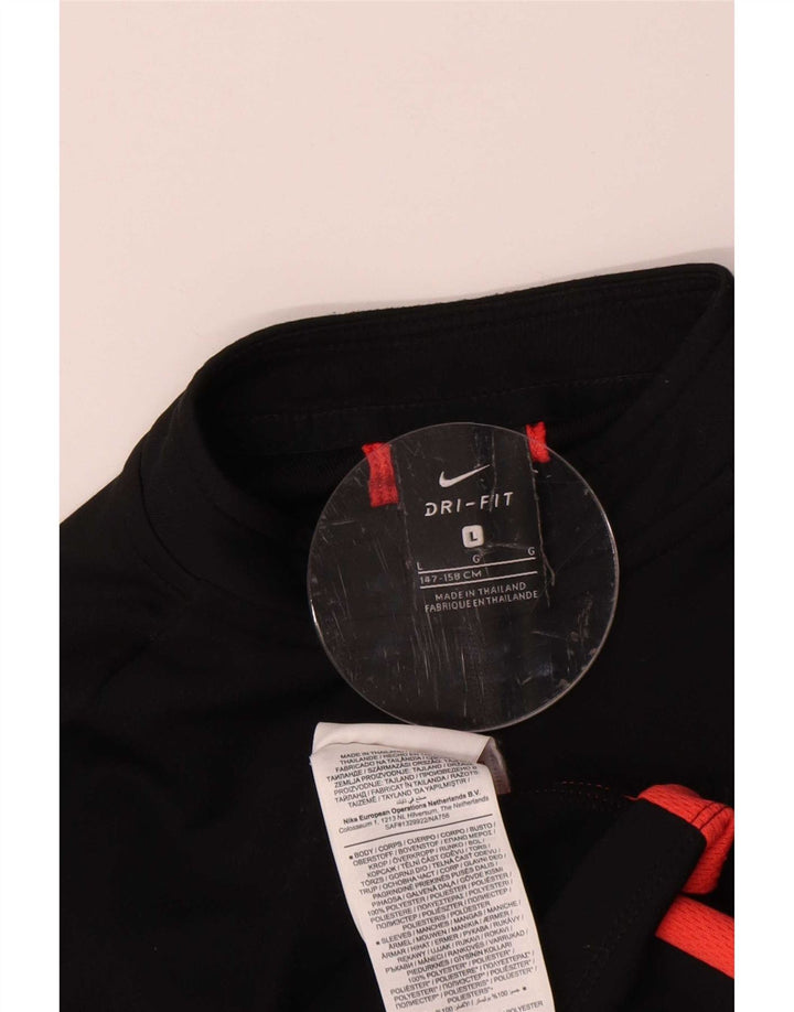 Chłopięcy dres Nike Dri Fit z pulowerem, rozmiar 12-13 lat, duży, czarny