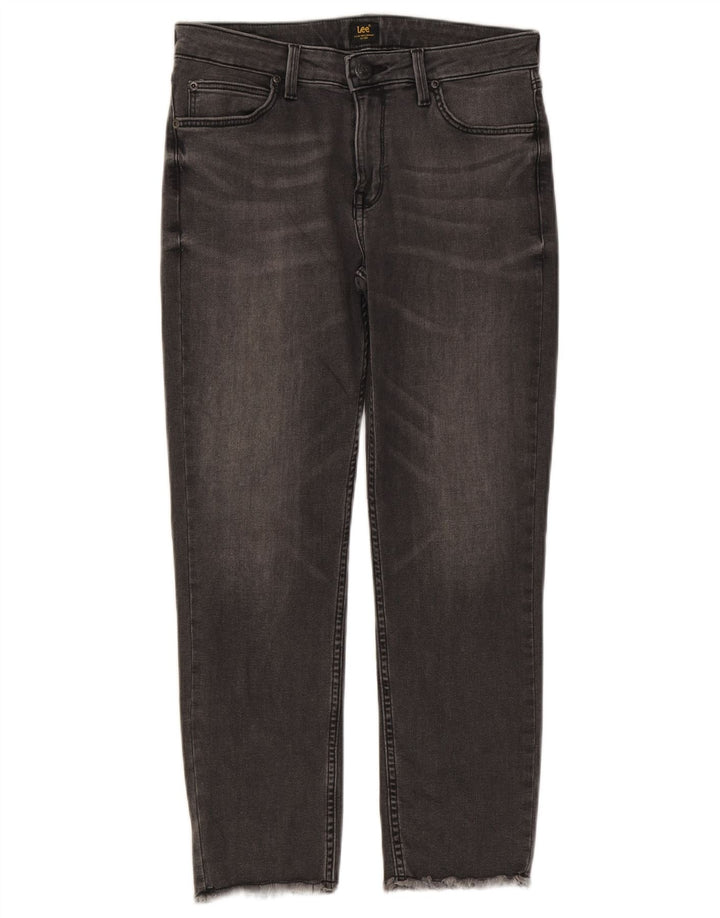 Damskie jeansy Lee Elly Slim W29 L24 Szara bawełna