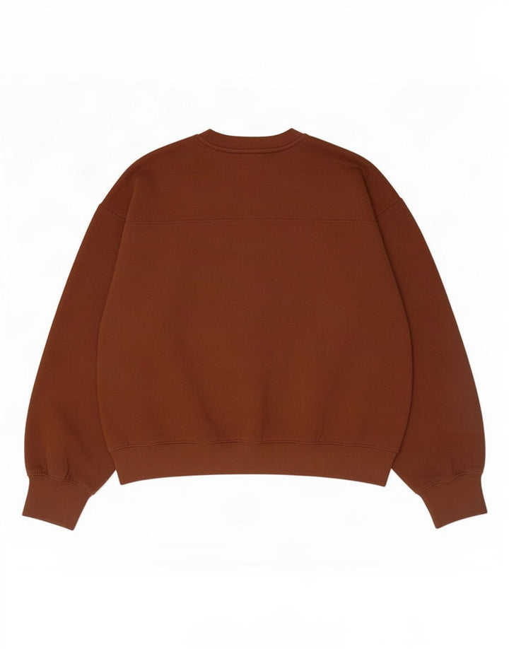 Damski sweter oversize Zara, UK 14, średni brązowy poliester