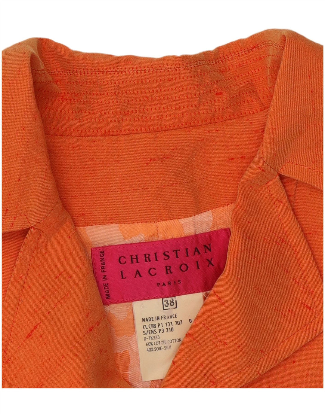 Damska marynarka Bazar De Christian Lacroix EU 38, średnia pomarańcza