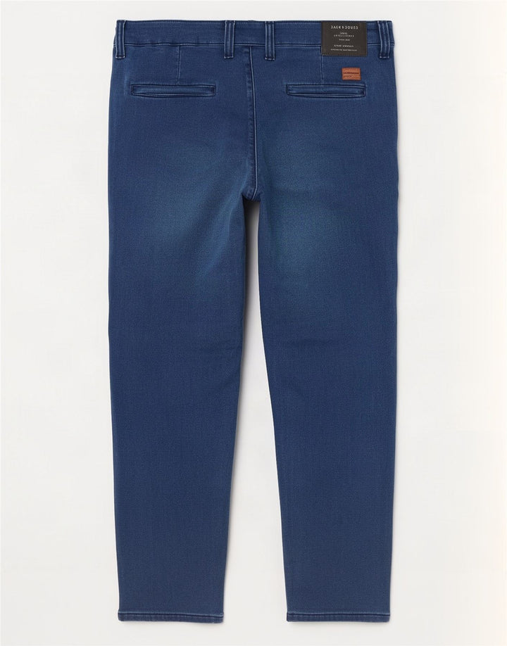 Męskie proste dżinsy Jack & Jones W34 L32 Niebieskie bawełniane