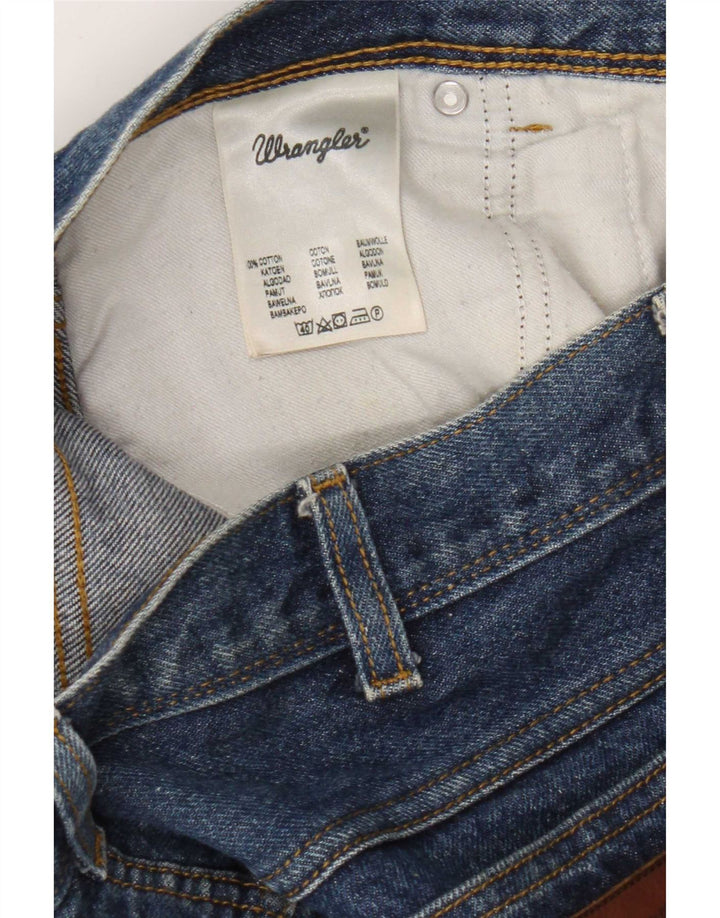 Męskie jeansy Wrangler o prostym kroju W36 L30, niebieskie, bawełniane