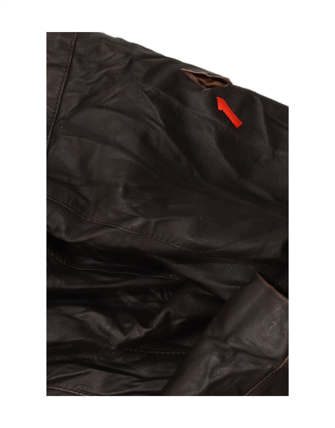 IANNALFO & SGARIGLIA Mens Leather Jacket IT 50 Large Brown Leather Vintage Iannalfo & Sgariglia and Second-Hand Iannalfo & Sgariglia from Messina Hembry 