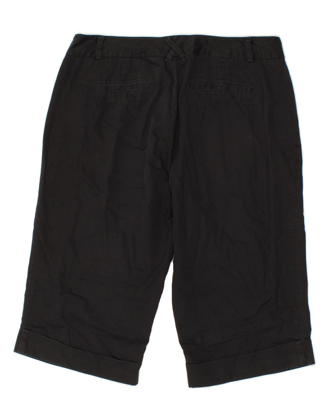 DOCKERS Womens Chino Shorts US 12 Large W30  Black Cotton Vintage Dockers and Second-Hand Dockers from Messina Hembry 