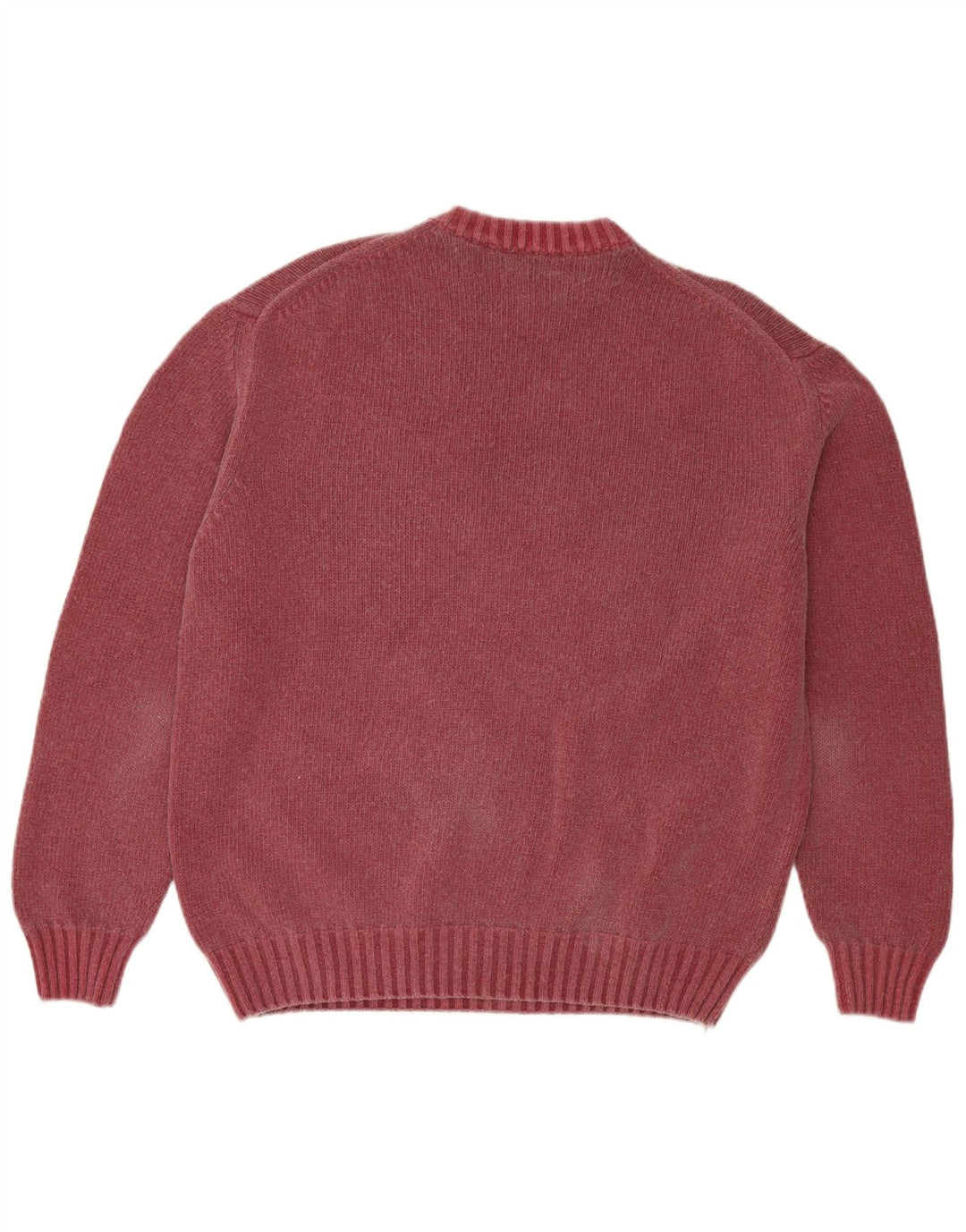 Męski sweter z okrągłym dekoltem Tailor & Son 2XL, czerwona wełna