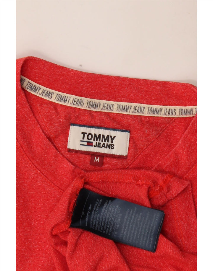 T-shirt męski TOMMY HILFIGER, bawełniany, w kolorze średniej czerwieni