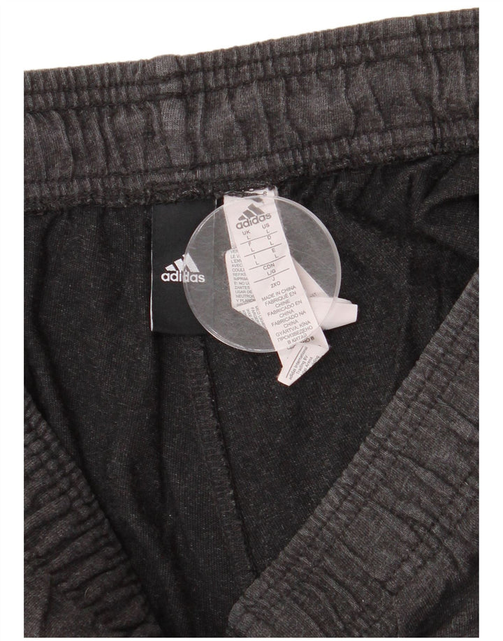 Męskie spodenki sportowe Adidas Graphic, duże, szare, bawełniane