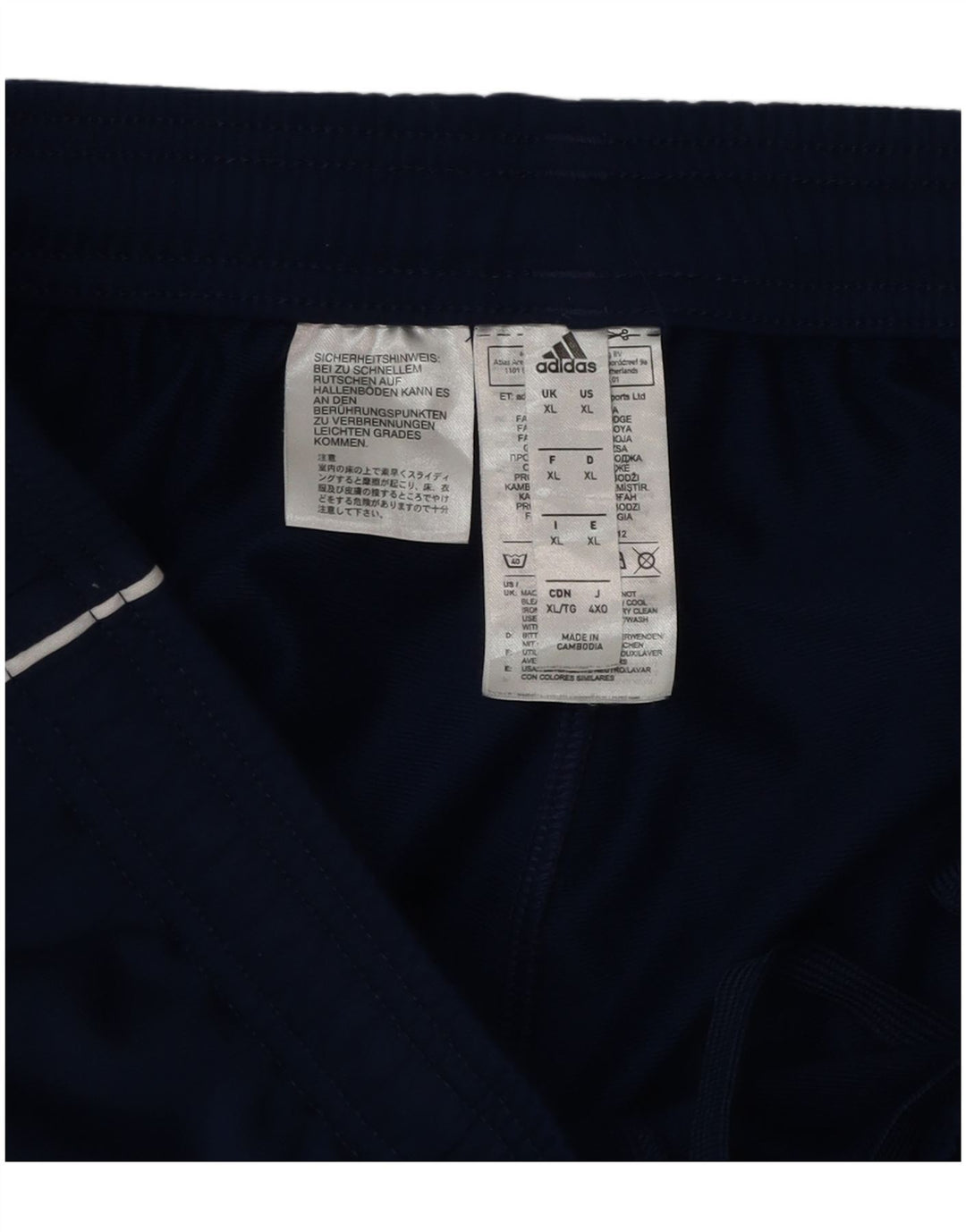 Adidas Męskie spodnie dresowe Joggers XL Granatowy poliester