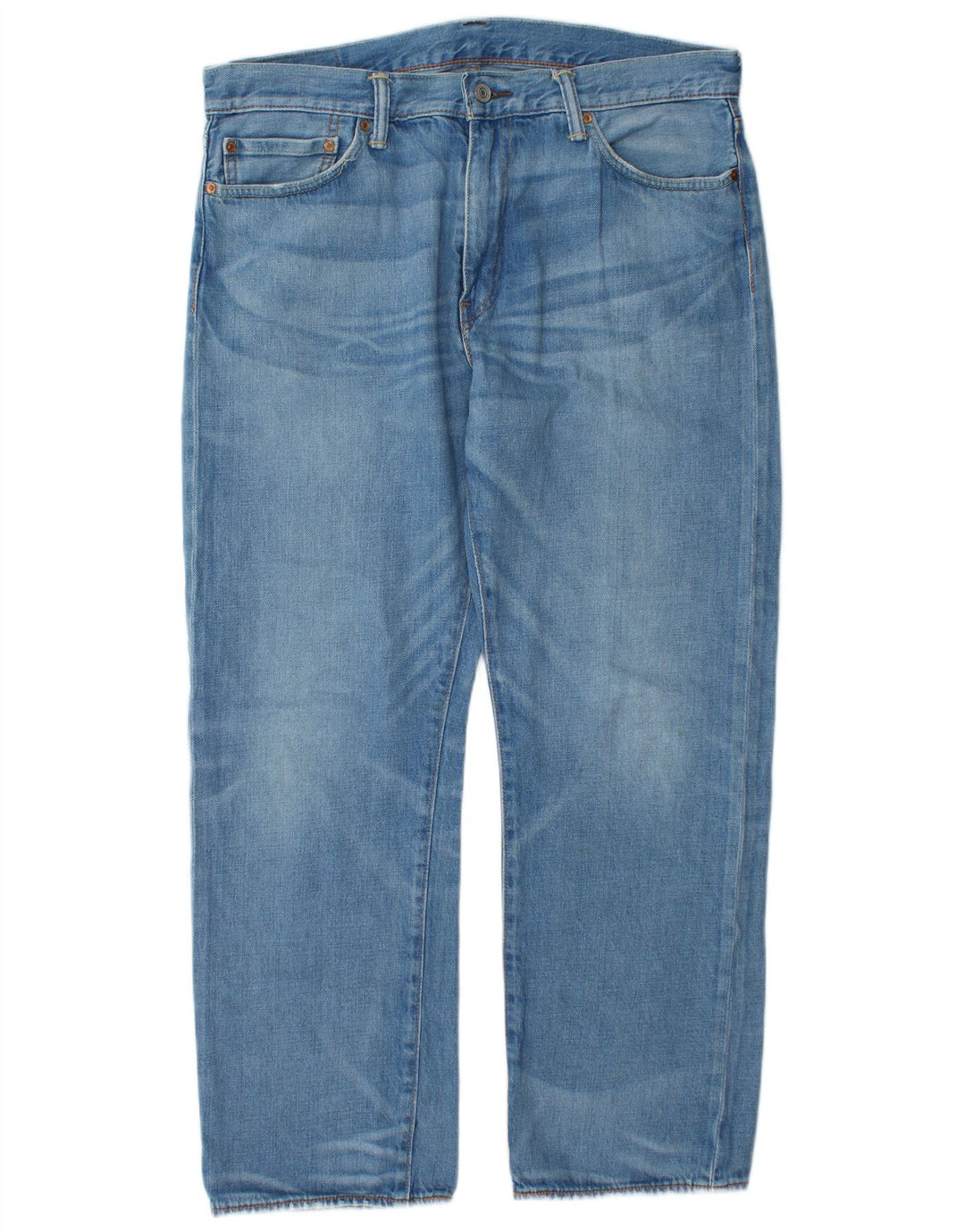 Męskie jeansy Levi's 504 Straight W36 L30 Niebieskie bawełniane