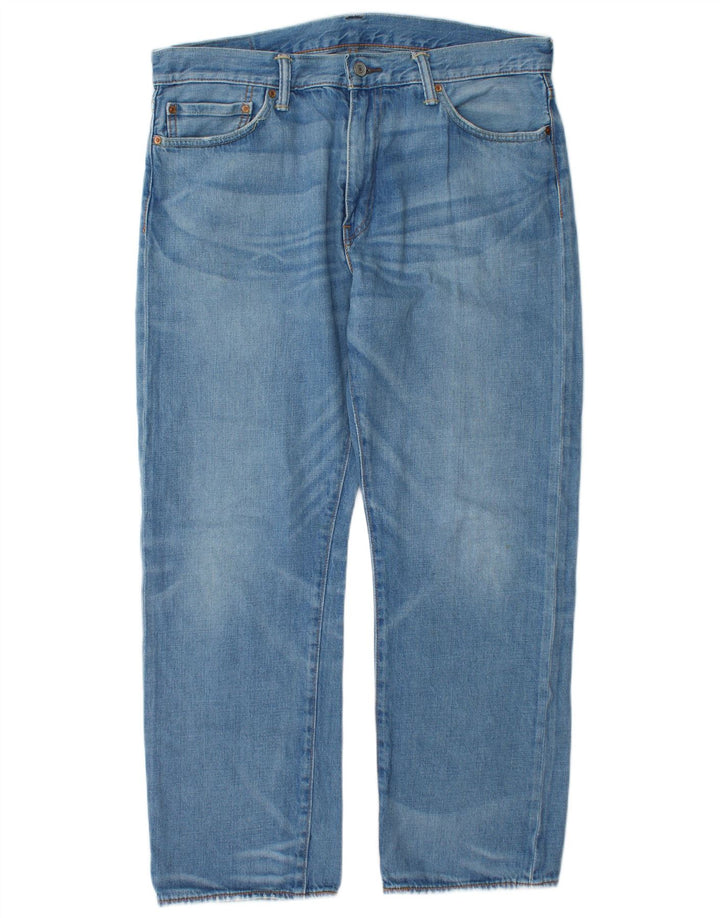 Męskie jeansy Levi's 504 Straight W36 L30 Niebieskie bawełniane