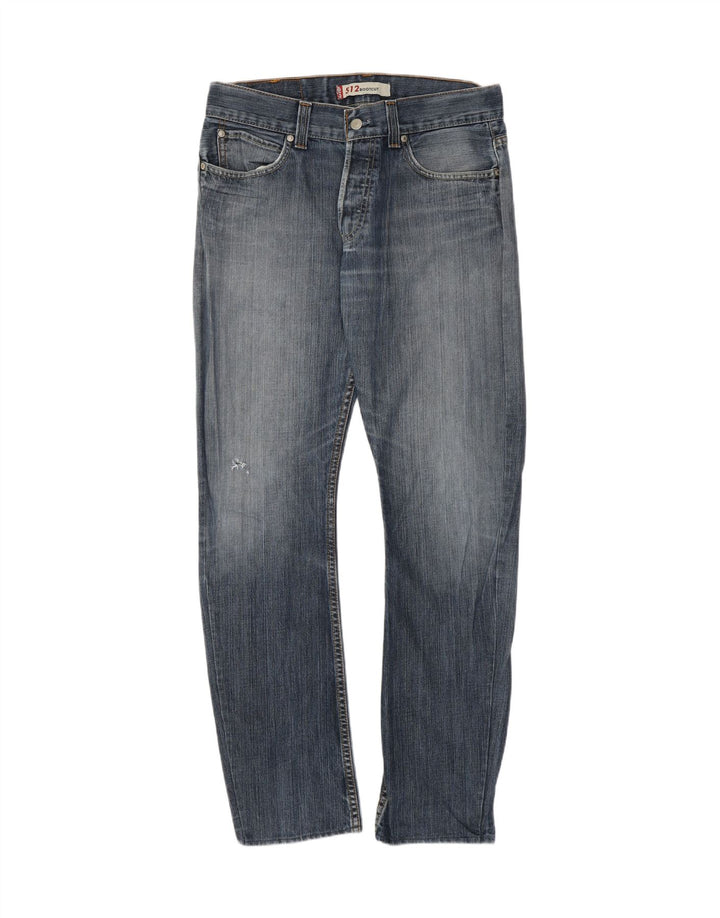 LEVI'S Mens 512 Slim Tapered Jeans W33 L30 Blue Vintage Levi's and Second-Hand Levi's from Messina Hembry 