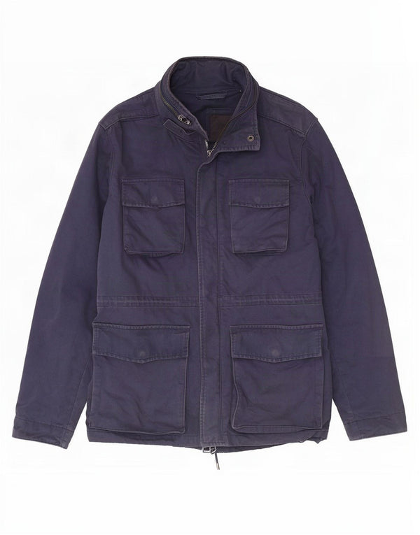 Męska kurtka wojskowa z kapturem Marks & Spencer UK 42 XL, granatowa