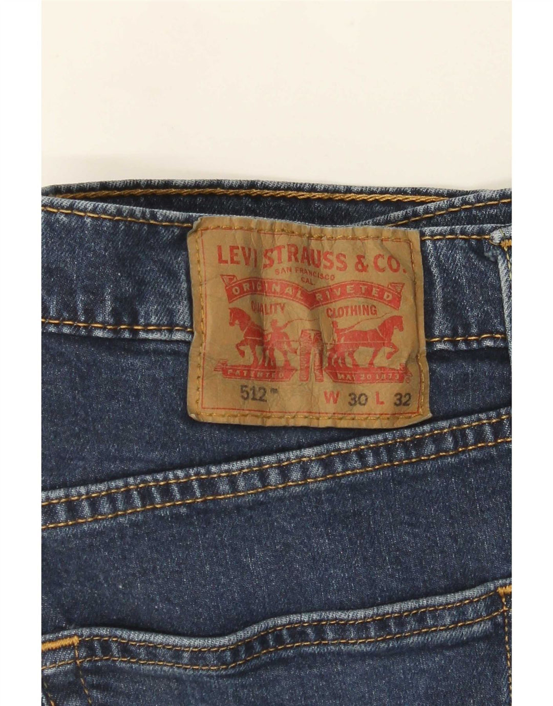Męskie jeansy Levi's 512 Slim Tapered W30 L29 Niebieskie