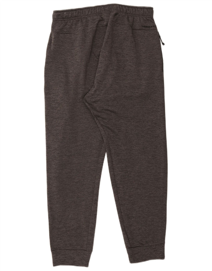 Męski dres z kapturem Nike Therma-Fit, duży, szary, nakrapiany poliester