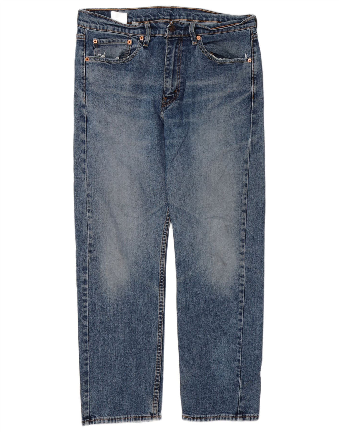 Męskie jeansy Levi's 505 Regular Straight W34 L30 Niebieskie bawełniane