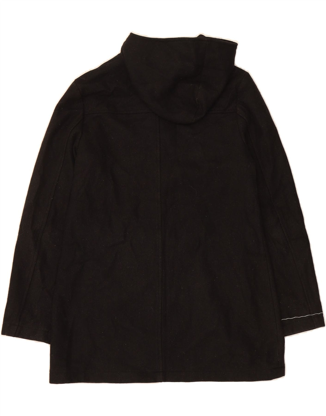 MOSSIMO Womens Hooded Overcoat US 12 Large Black Wool Vintage Mossimo and Second-Hand Mossimo from Messina Hembry 