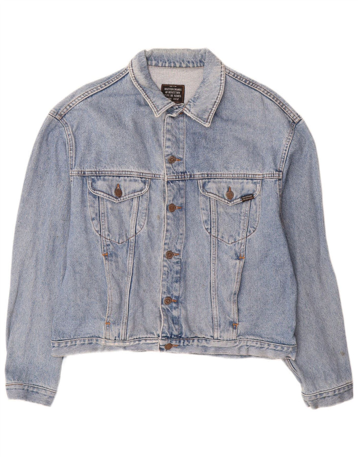 Męska kurtka dżinsowa BENETTON IT 52 XL, niebieska, bawełniana