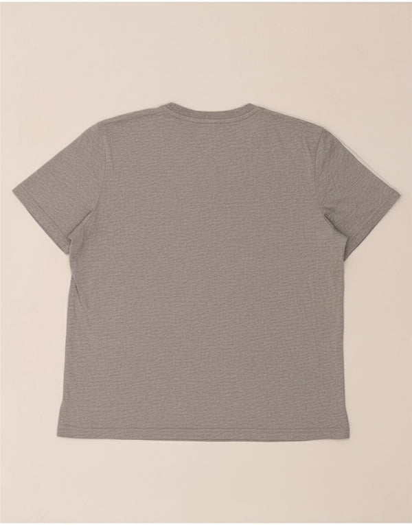 Damska koszulka Adidas Top UK 20/22 XL Szara, nakrapiana bawełna