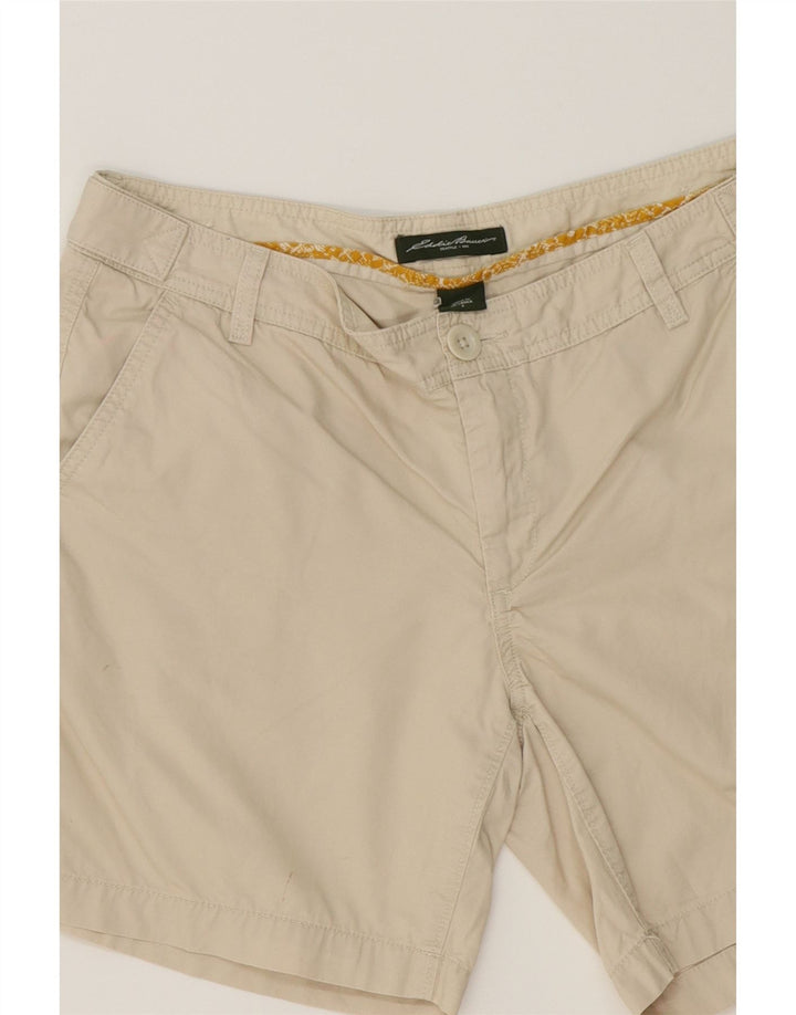 EDDIE BAUER Womens Chino Shorts US 8 Medium W32  Beige Cotton Vintage Eddie Bauer and Second-Hand Eddie Bauer from Messina Hembry 