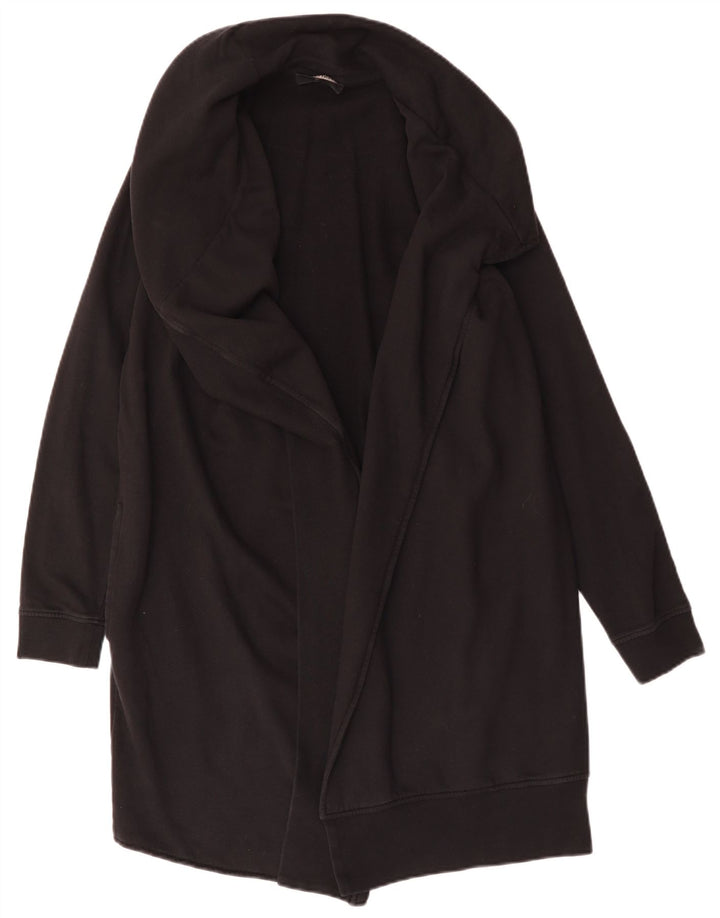 ALL SAINTS Damski sweter oversize o przedłużonym kroju UK 14, średni czarny