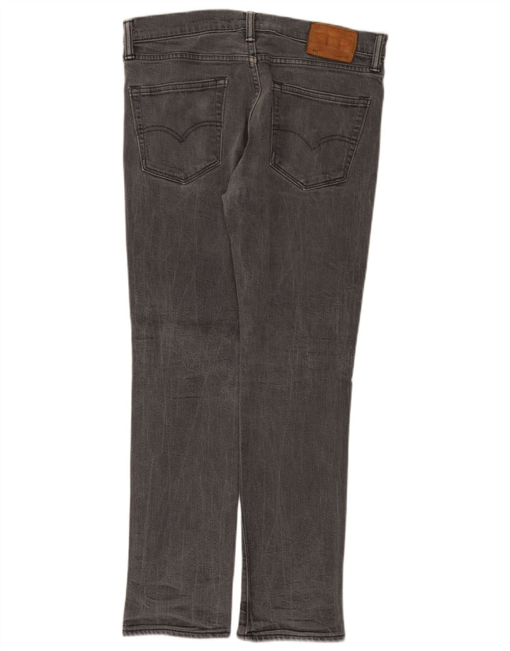 Męskie jeansy Levi's W34 L30 Szara bawełna