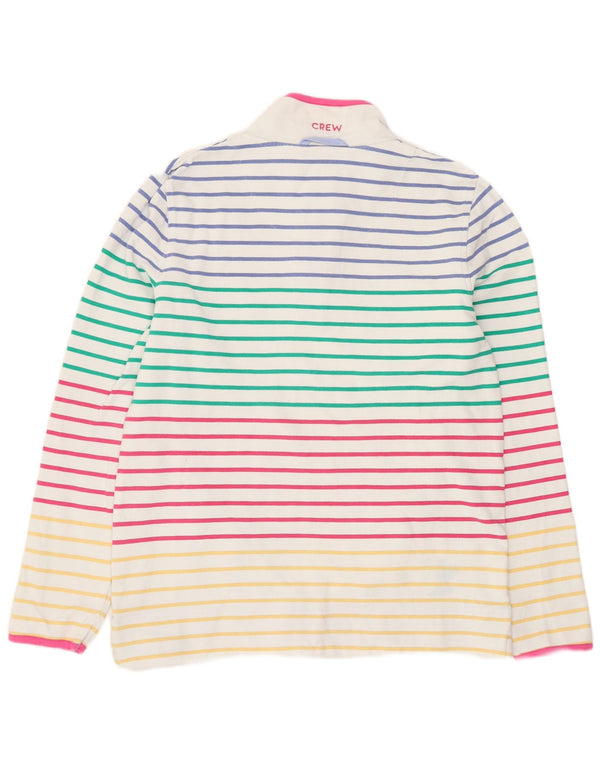 Crew Clothing Womens Sweatshirt Jumper UK 12 Medium Multicoloured Striped