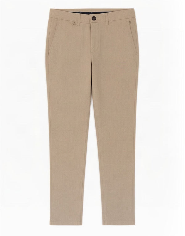 Zara Mens Slim Chino Trousers EU 36 XS W29 L29 Beige Polyester