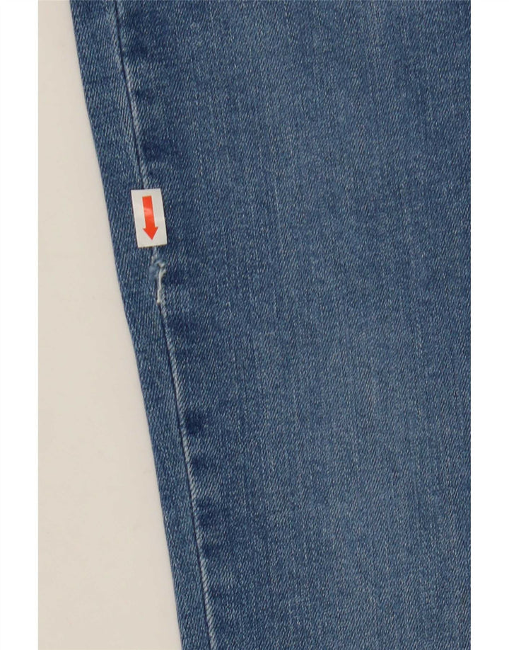 Damskie jeansy Levi's 724 z wysokim stanem i prostym W27 L30 Niebieskie