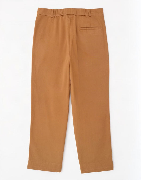 Spodnie damskie Marks & Spencer, proste, krótkie, UK 10, małe, W30 L26, brązowe