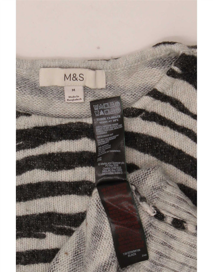 Sweter damski Marks & Spencer z okrągłym dekoltem, UK 14, średni czarny