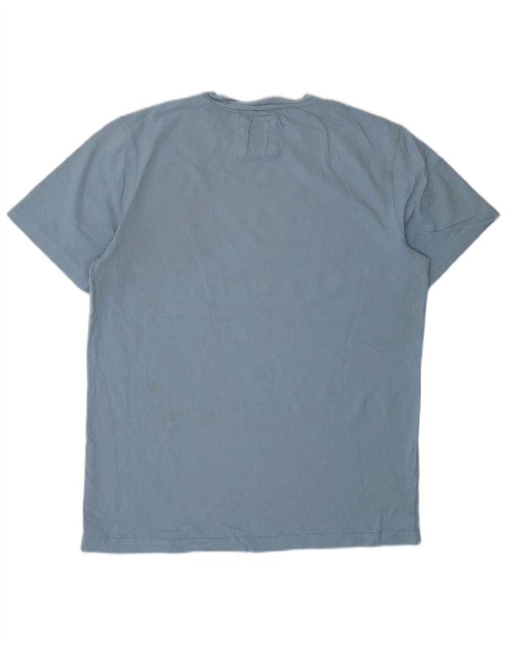 Crew Clothing Męski T-shirt Top Średni Niebieski Bawełniany
