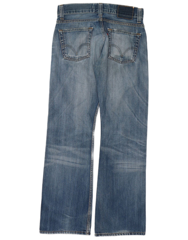 Damskie jeansy Levi's 512 w trudnej sytuacji Bootcut W30 L32 Niebieska bawełna