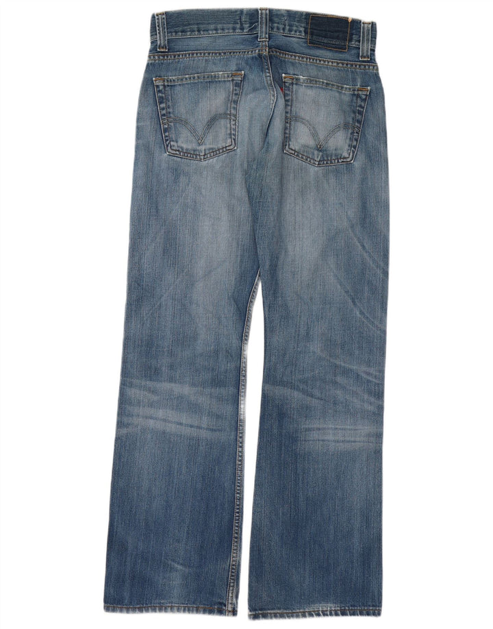 Damskie jeansy Levi's 512 w trudnej sytuacji Bootcut W30 L32 Niebieska bawełna