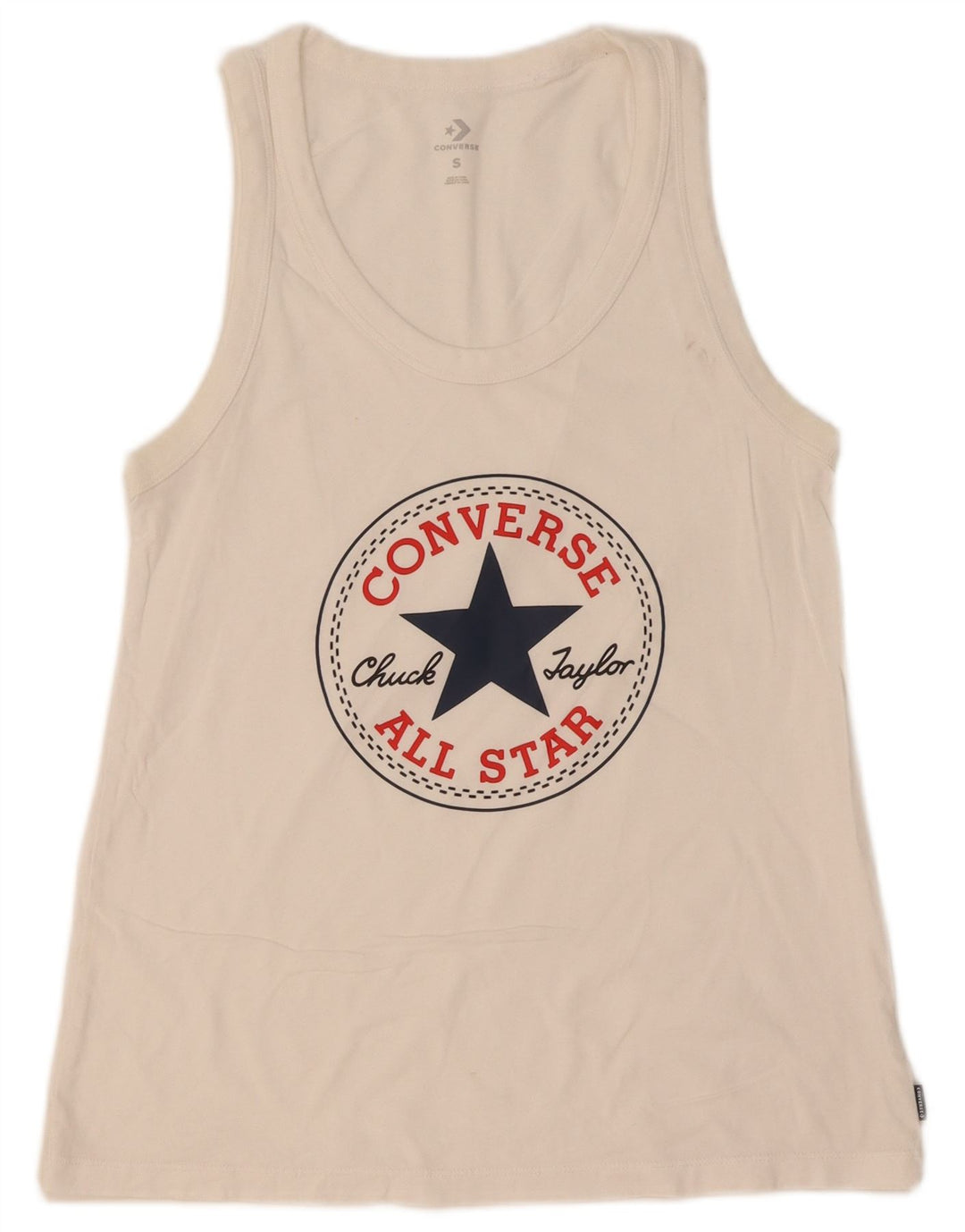 Damska kamizelka Converse Graphic Top UK 8 Small White