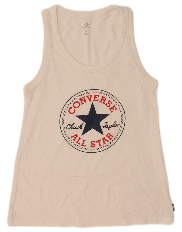 Damska kamizelka Converse Graphic Top UK 8 Small White