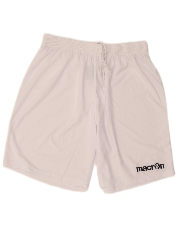 Męskie spodenki sportowe Macron Graphic XL, białe