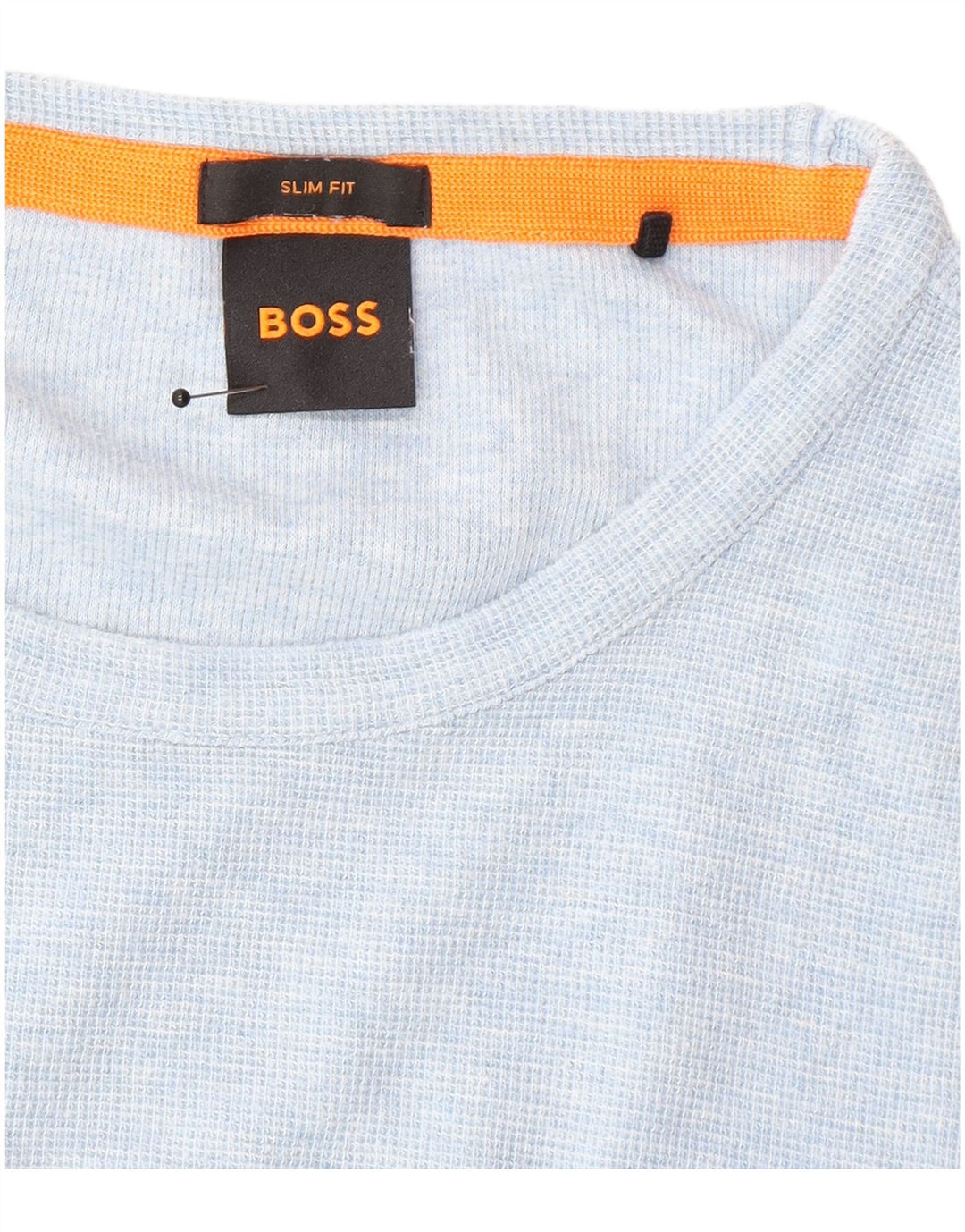 Męski top slim fit Hugo Boss z długim rękawem, duży, niebieski
