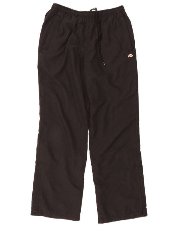 Damskie spodnie dresowe Ellesse UK 14, duże, czarne, poliestrowe